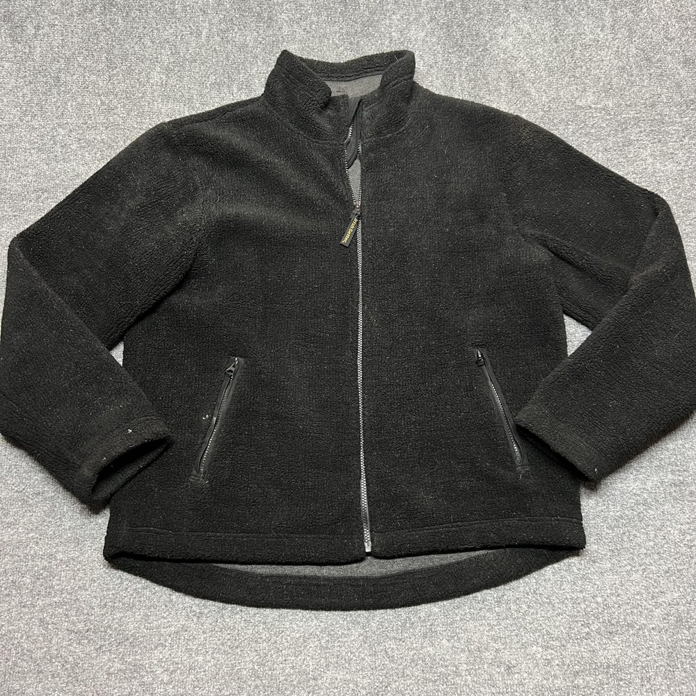 Irish Setter Red Wing Shoes Wilmont Sherpa Fleece Jacket Mens Large Black